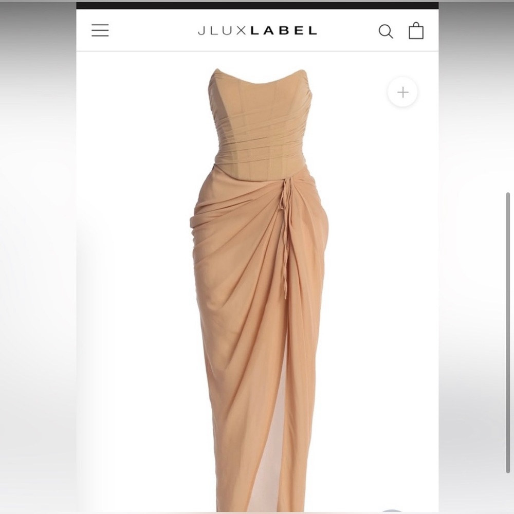 JLUXLABEL TAN TASTE OF SUMMER SKIRT SET